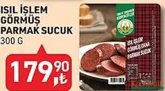 TARIM KREDİ ISIL İŞLEM GÖRMÜŞ PARMAK SUCUK 300 G